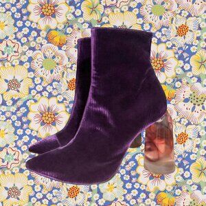 Ellery Tempo Corduroy Bubble Heel Boots
